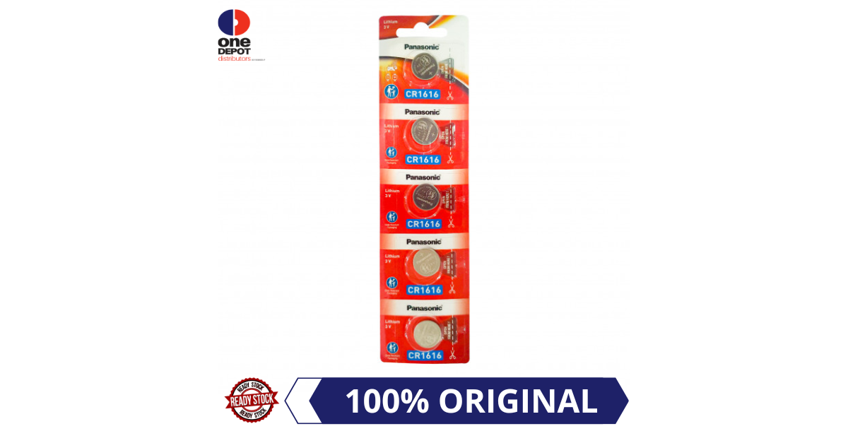 Panasonic Coin Lithium CR1616 Battery One Depot Distributors